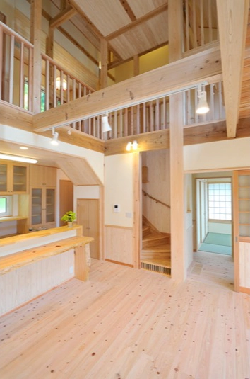 木材の持つ優しさや豊かさ・力強さを感じる住宅