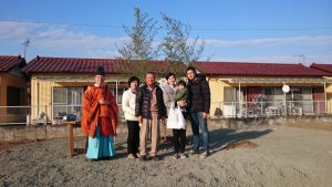 地鎮祭を行ってきました。