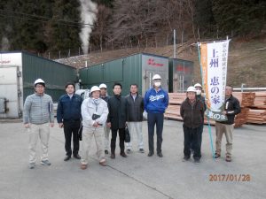 上州【恵の会】　製材工場見学