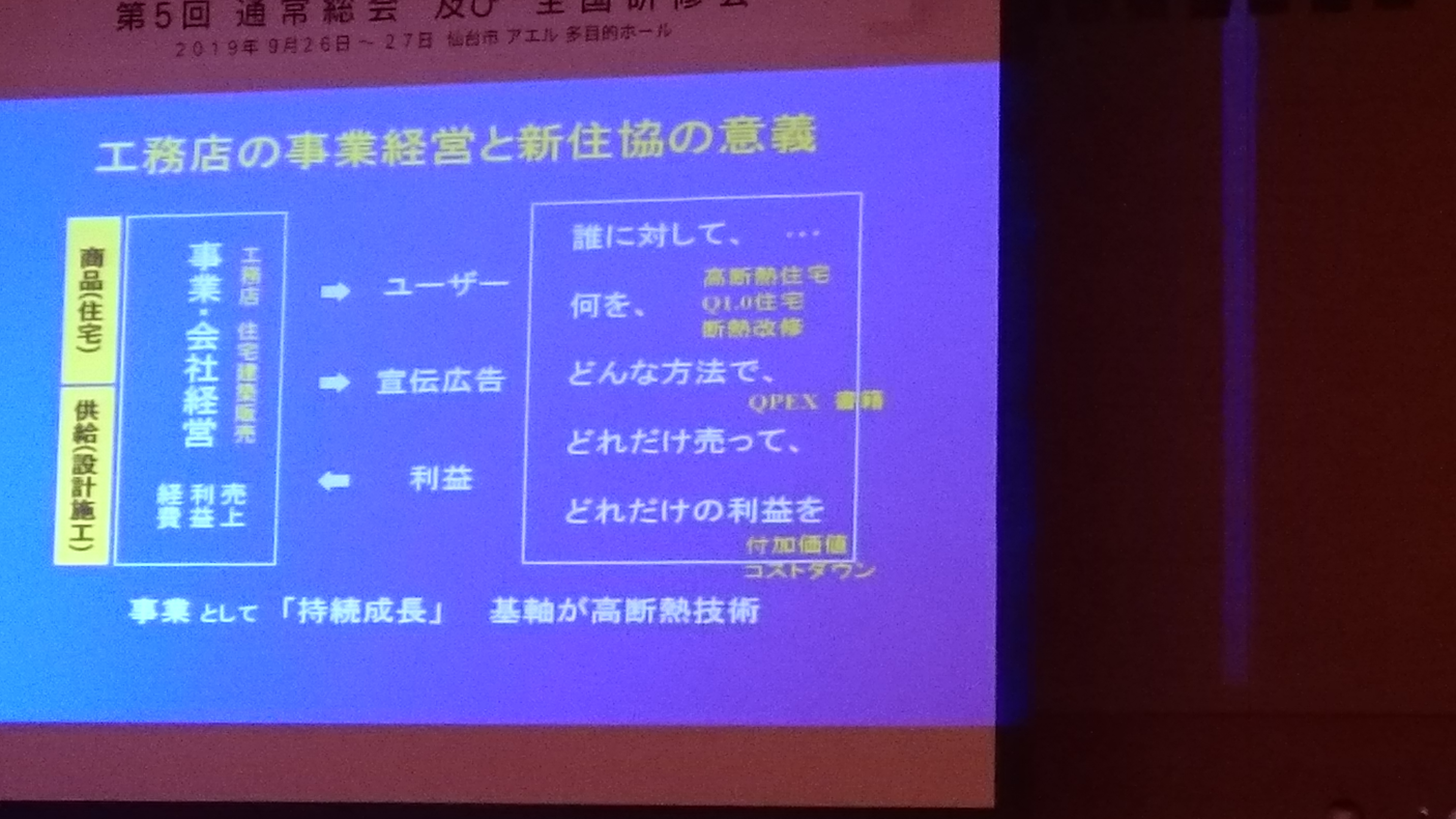 一般社団法人新木造住宅研究協議会の総会が仙台で
