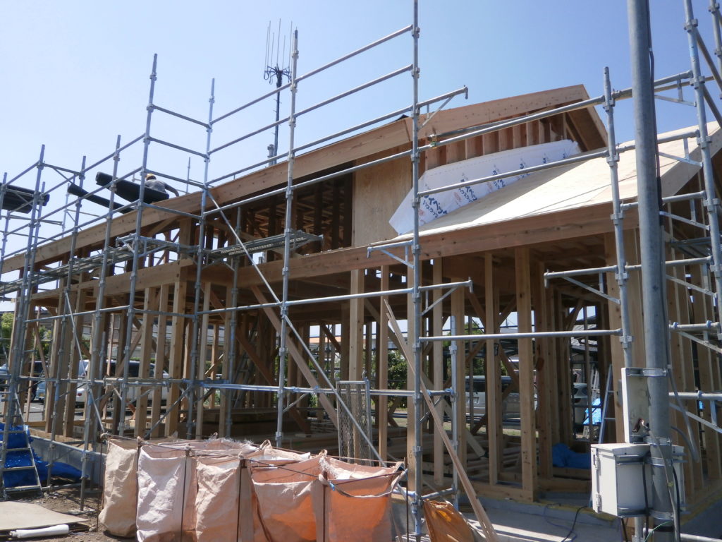 下小鳥町に上棟しましたQ-1住宅