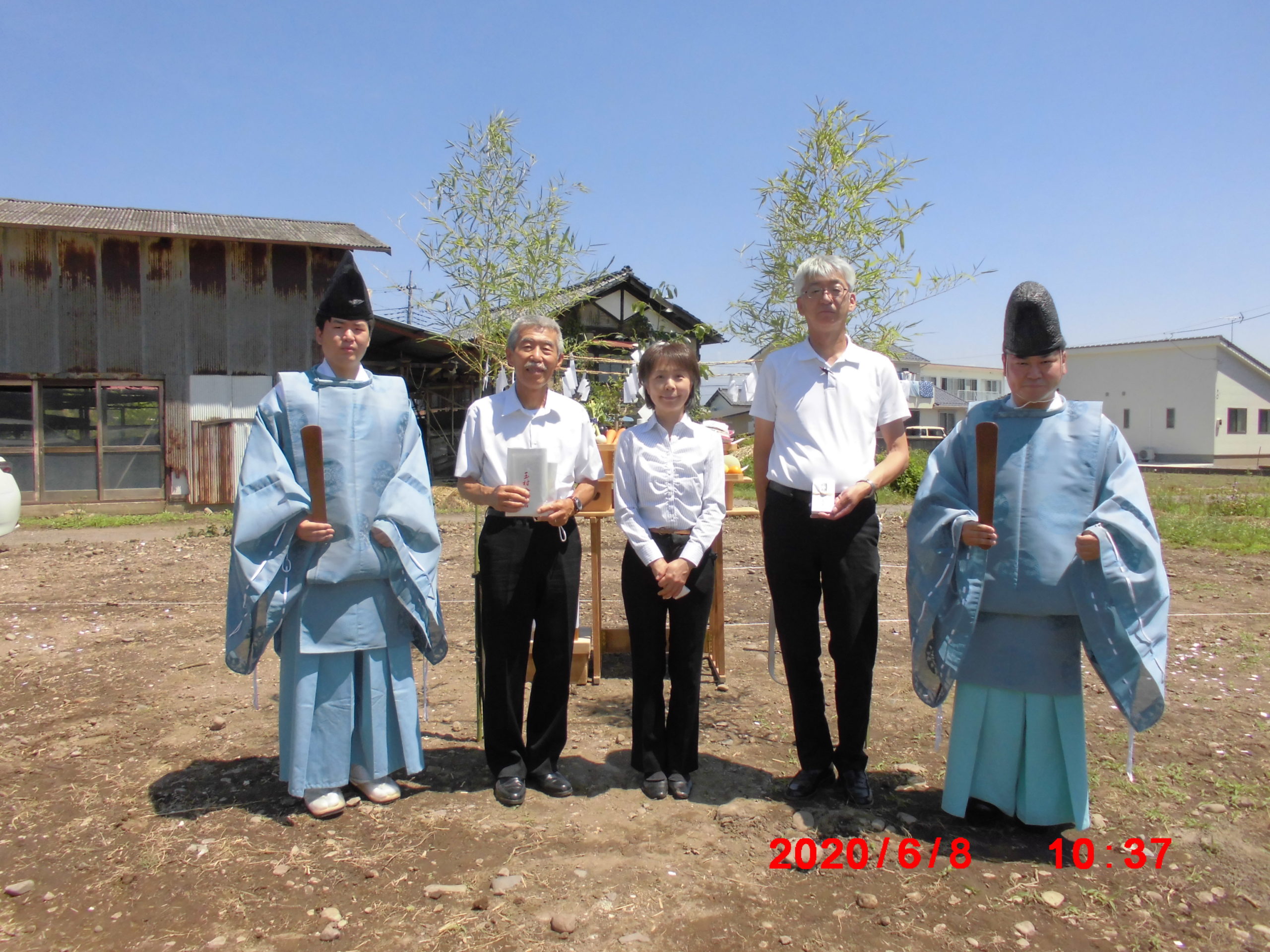 6月8日・地鎮祭