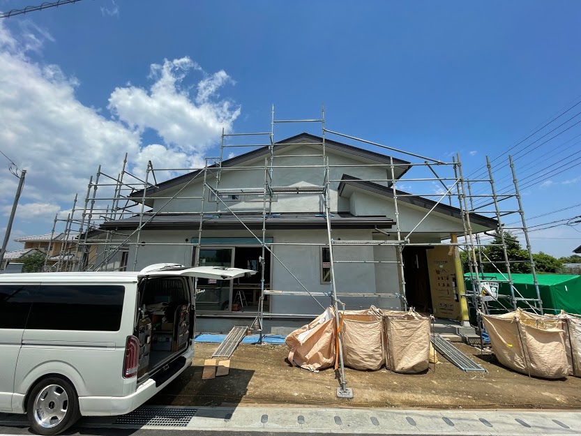 甘楽町の平屋まもなく完成です。